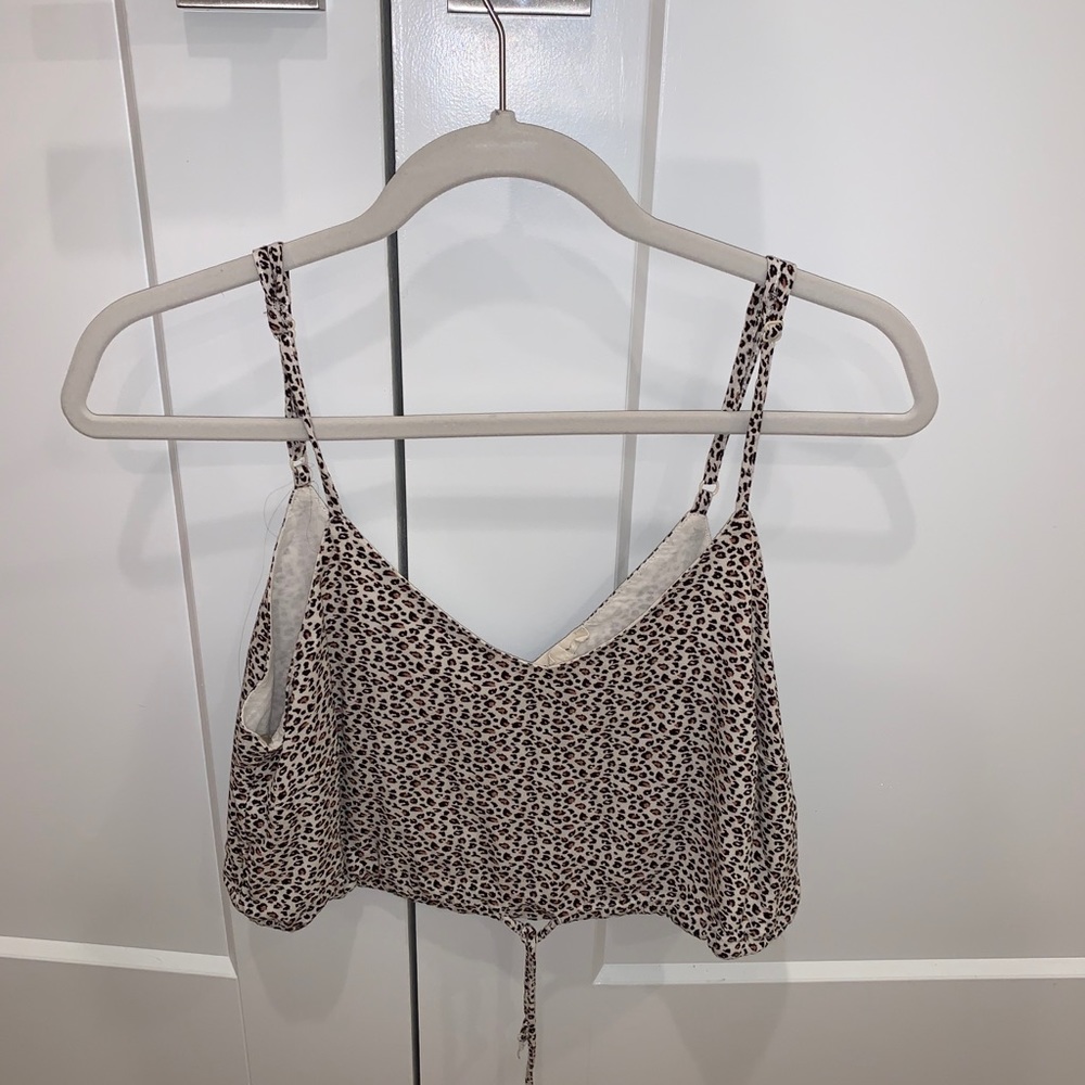 Cheetah Print Crop Top